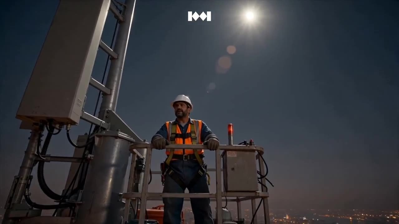 Above the city